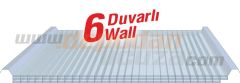 Easylux / Sandviç Panel Arası Polikarbonat Çatı Paneli 6W