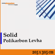Solid Polikarbonat Levha - 205x305 cm