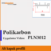 PLN 3012 Alt Kapak Profili