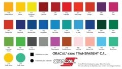 Oracal 8300 Seri Transparan Folyo (1.26x50 m)