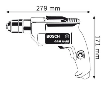 Bosch Professional GBM 10 RE Darbesiz Matkap