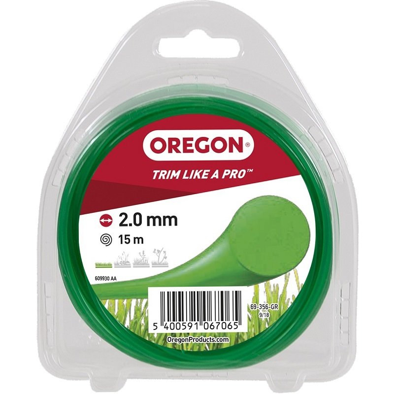 Oregon 69-356-GR Misina 2.0mm 15 Metre Yeşil Yuvarlak