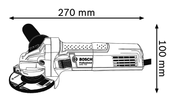 Bosch Professional GWS 750 Avuç Taşlama Makinesi