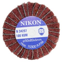 Nikon N34207 Non Woven Zımpara Saplı Kombi Mop 50x20x6mm 100 Kum
