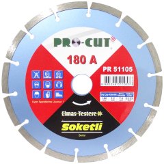 Pro-Cut PR51105 180A Daire Testere 180mm - Beton, Tuğla, Seramik