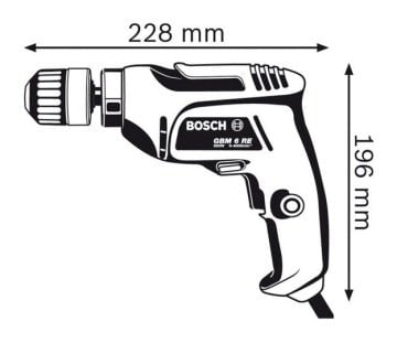 Bosch Professional GBM 6 RE Darbesiz Matkap