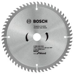 Bosch - Eco for Wood Daire Testere Bıçağı 184*20 mm 60 Diş