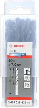 Bosch HSS-R Metal Matkap Uç 7x69x109mm 10 Parça