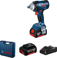 Bosch Professional GDS 18V-400 Akülü Darbeli Somun Sıkma Makinesi (2x5.0Ah)