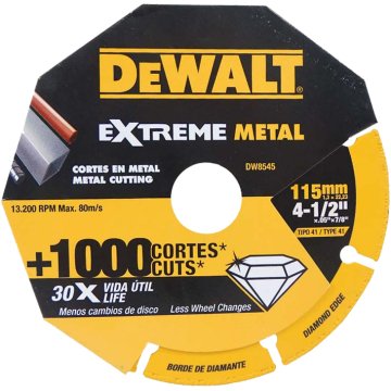 DeWalt Extreme Metal DW8545 Kesici Disk 115mm Metal