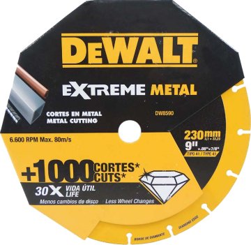 DeWalt Extreme Metal DW8590 Kesici Disk 230mm Metal
