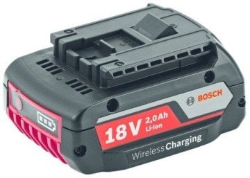 Bosch Akü Li-Ion Geçmeli 18V 2.0Ah Wireless Charging MW-B