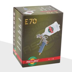 Asturo E70 Boya Tabancası 600ml 2.5mm