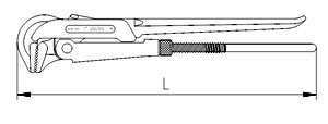 Sait Demirci BA001 Maşalı Boru Anahtarı 325mm 1''