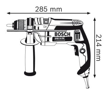 Bosch Professional GSB 16 RE Darbeli Matkap