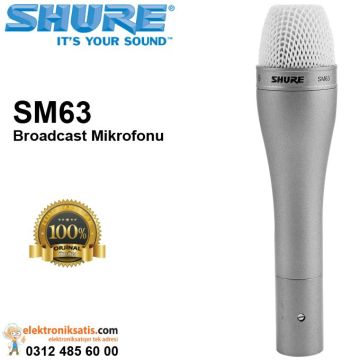 Shure SM63 Broadcast Mikrofonu