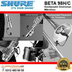 Shure BETA 98H/C Kondansatör Enstrüman Mikrofonu