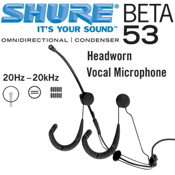 Shure BETA53 Kafa Mikrofonu