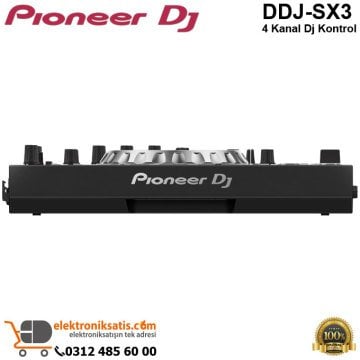 Pioneer Dj DDJ-SX3 4 Kanal Dj Kontrol