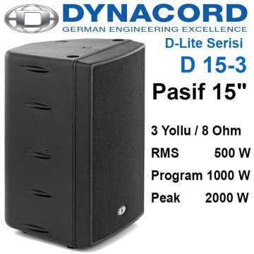 Dynacord D-Lite D 15-3 Pasif Hoparlör