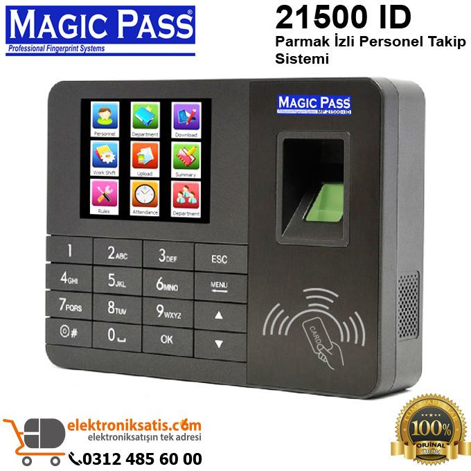 Magic Pass 21500 ID Parmak İzli Personel Takip Sistemi