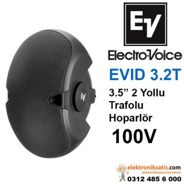 Electrovoice EVİD 3.2T Trafolu 100V 3.5 inc Kabin Hoparlör