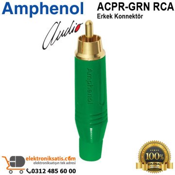 Amphenol ACPR-GRN RCA Erkek Konnektör