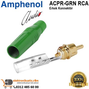 Amphenol ACPR-GRN RCA Erkek Konnektör