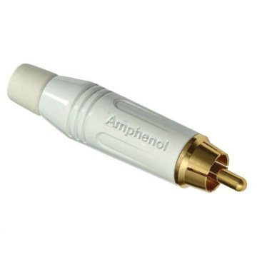 Amphenol ACPR-WHT RCA Erkek Konnektör