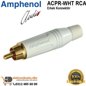 Amphenol ACPR-WHT RCA Erkek Konnektör