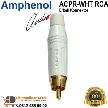 Amphenol ACPR-WHT RCA Erkek Konnektör