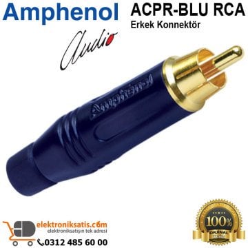 Amphenol ACPR-BLU RCA Erkek Konnektör