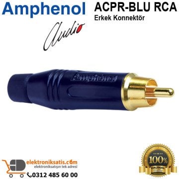 Amphenol ACPR-BLU RCA Erkek Konnektör
