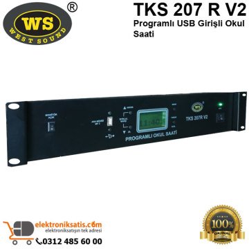 West Sound TKS 207 R V2 Programlı USB Girişli Okul Saati