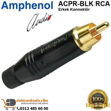 Amphenol ACPR-BLK RCA Erkek Konnektör