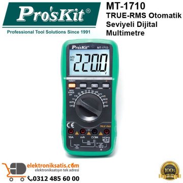 Proskit MT-1710 TRUE-RMS Otomatik Seviyeli Dijital Multimetre