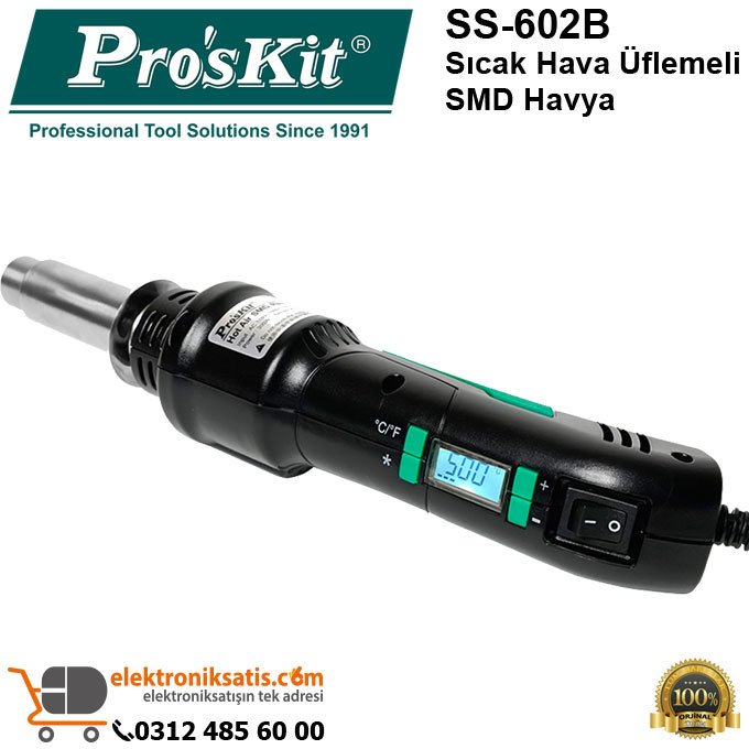 Proskit SS-602B Sıcak Hava Üflemeli SMD Havya