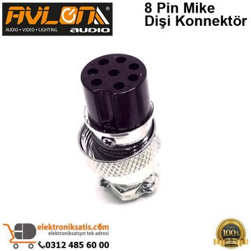 Avlon Audio 8 Pin Mike Dişi Konnektör