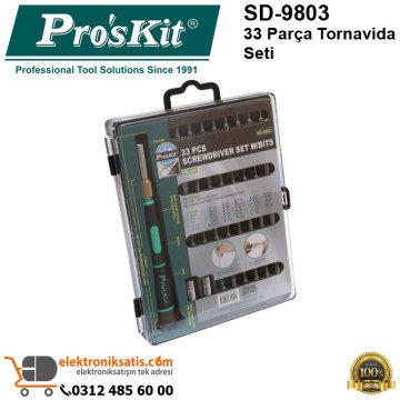 Proskit SD-9803 33 Parça Tornavida Seti