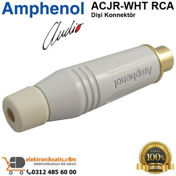 Amphenol ACJR-WHT RCA Dişi Konnektör