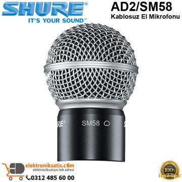 Shure AD2/SM58 Kablosuz El Mikrofonu