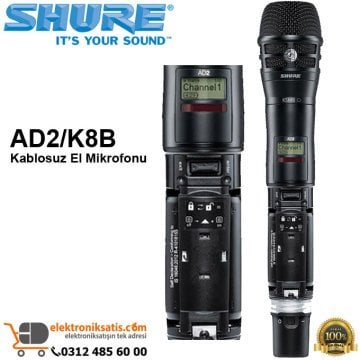 Shure AD2/K8B Kablosuz El Mikrofonu