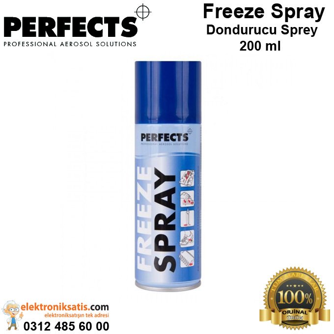 Perfects Freeze Sprey Dondurucu Sprey 200 ml x 6 adet