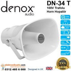 Denox DN-34 T 100V Trafolu Horn Hoparlör