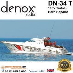 Denox DN-34 T 100V Trafolu Horn Hoparlör