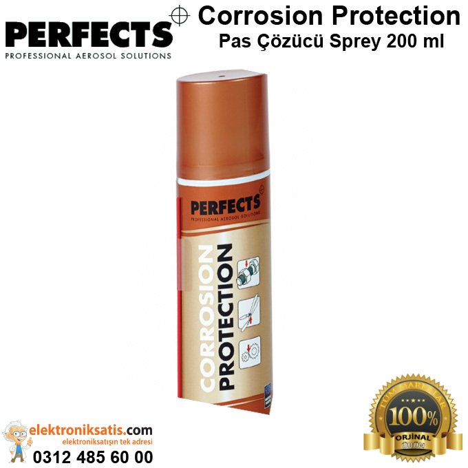 Perfects Corrosion Protection Pas Çözücü Sprey 200 ml x 6 adet