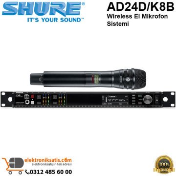 Shure AD24D/K8B Wireless El Mikrofon Sistemi