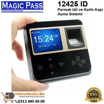 Magic Pass 12425 ID Parmak izli ve Kartlı Kapı Açma Sistemi