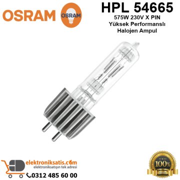 Osram HPL 54665 575 Watt 230 Volt X PIN Yüksek Performanslı Halojen Ampul