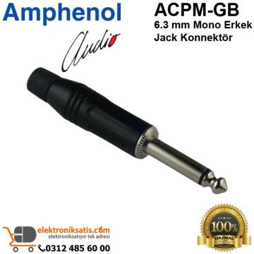 Amphenol ACPM-GB 6.3 mm Mono Erkek Jack Konnektör